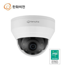TTA 한화비전 QND-8080RG IP 5M IR 돔 카메라(3.7mm)