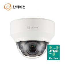 TTA 한화비전 XND-8080RG IP 2.4배 5M IR 전동 줌 돔 카메라(3.9~9.4mm)