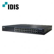 아이디스 DH-2026PFN 24포트 PoE 기가바이트 스위치 허브 (GPS NTPServer)