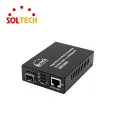 SFC2000-SFP/I 솔텍 LAN 1포트 / SFP 1포트 / 모듈장착형 / 전원내장형 / 기가 이더넷 광컨버터