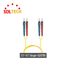 SC-ST-SM-2C-03M 솔텍 ST-SC-SM-2C / 싱글모드 / 점퍼코드 / 광점퍼케이블 3M