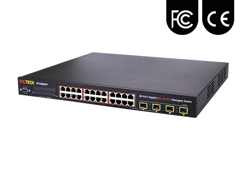 솔텍 SFC4000HP 기가 24 PoE포트 380W + 4SFP