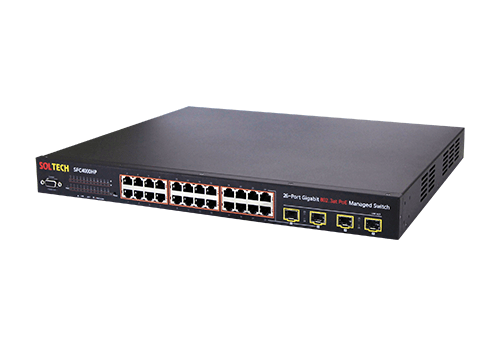 솔텍 SFC4500HP 기가 24 PoE포트 400W + 4SFP