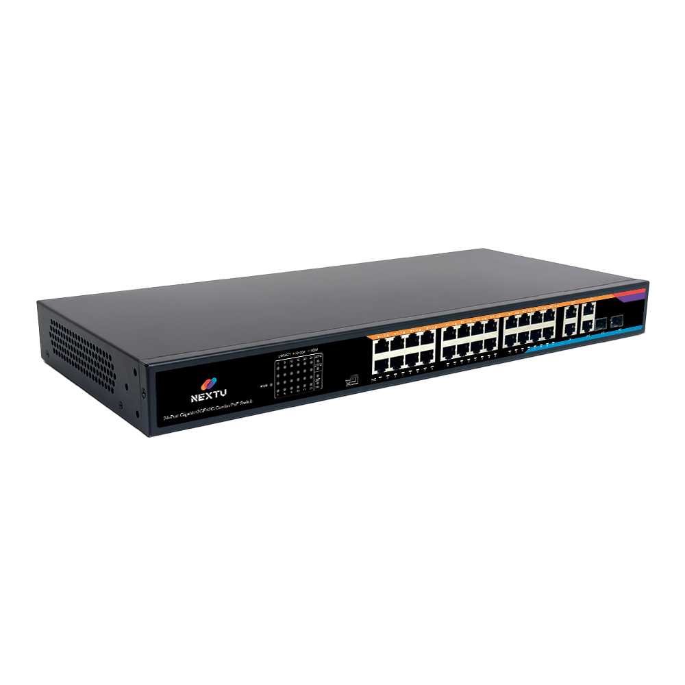 넥스트 NEXT-POE3026SFP-400 PoE 기가 24포트 스위치허브 2SFP