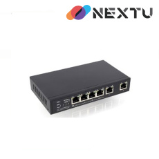 넥스트 NEXT- POE6006GF-60 4포트 인터넷허브 기가POE 스위칭허브