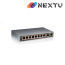넥스트 NEXT-POE608F 10/100M 8포트 최대250m POE사용 인터넷 허브스위치