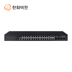 한화비전 SPN-22242 24채널 L2광스위치 허브